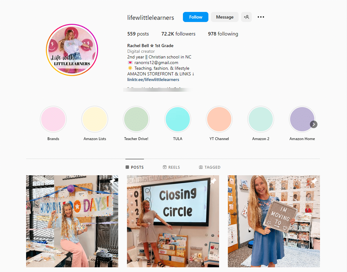 life w little learners microinfluencer